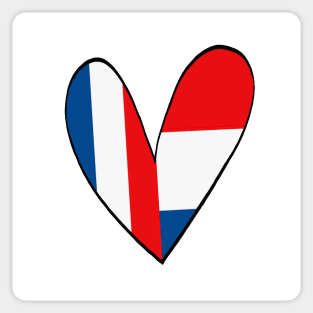 St Maarten, the friendly island, half French, Half Dutch Sticker